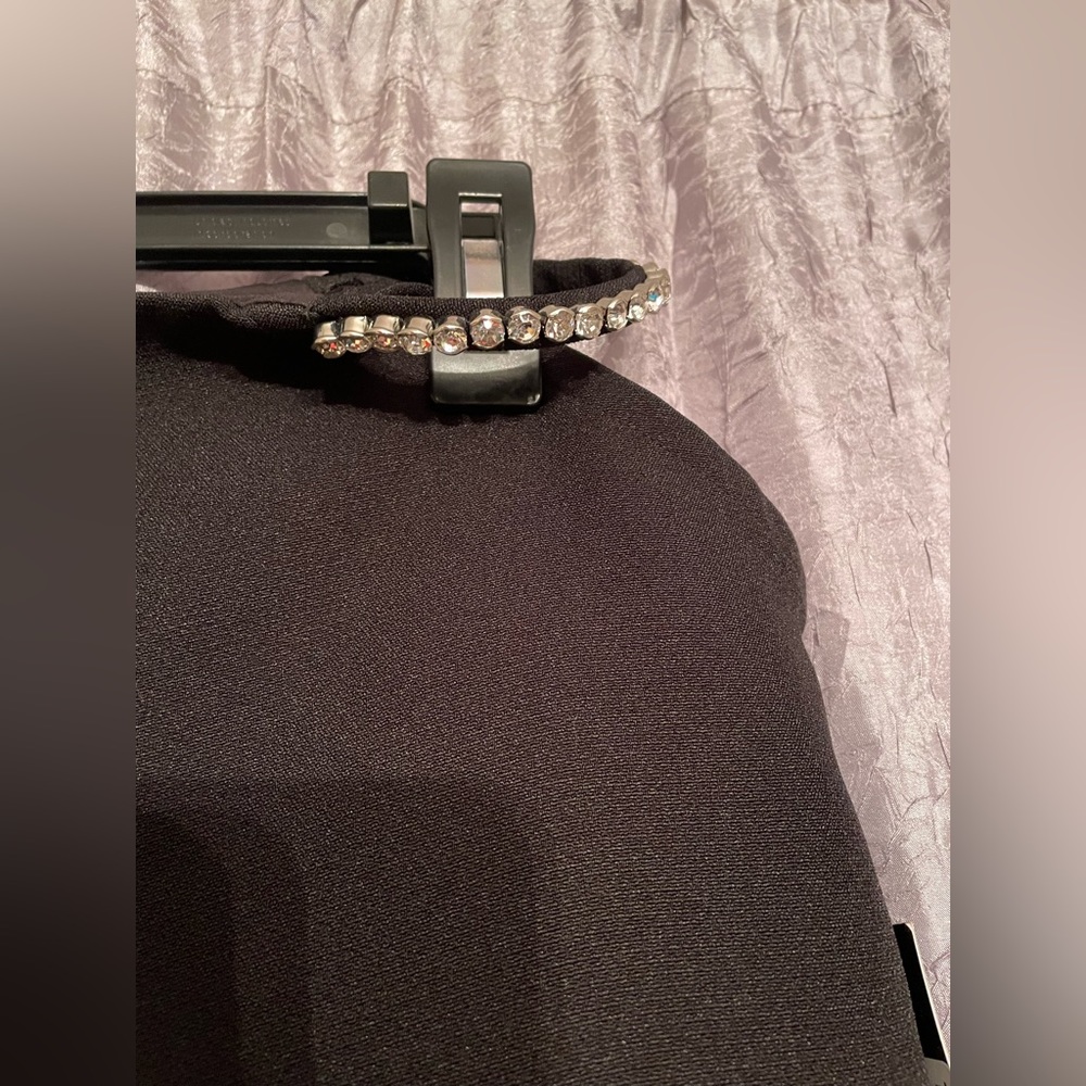 NWT Danielle Bernstein Y2K Black Sequin Cutout Pants - Picture 7 of 14